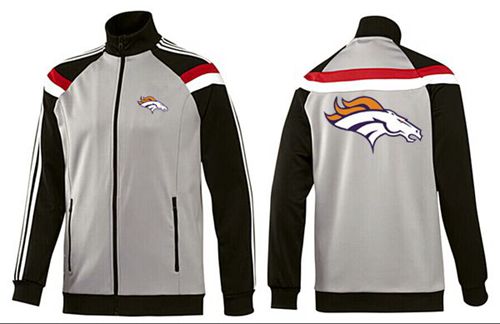NFL Denver Broncos Team Logo Jacket Grey NFL Denver Broncos Team Logo Jacket Grey