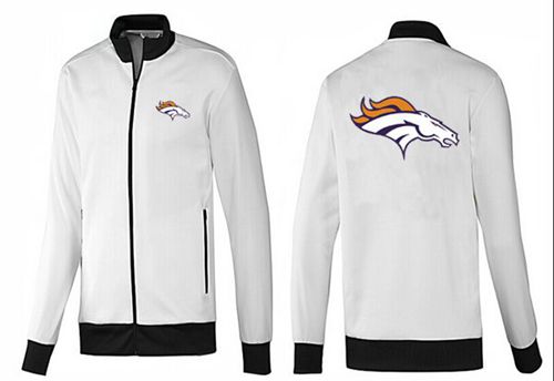 NFL Denver Broncos Team Logo Jacket White_1 NFL Denver Broncos Team Logo Jacket White_1