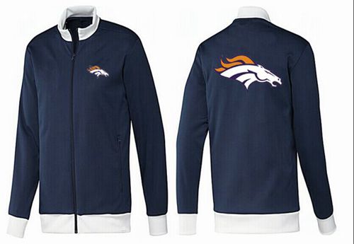 NFL Denver Broncos Team Logo Jacket Dark Blue_1 NFL Denver Broncos Team Logo Jacket Dark Blue_1