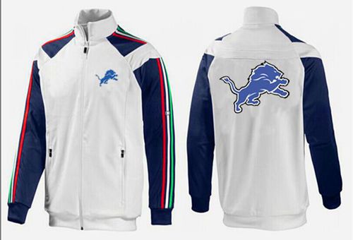 NFL Detroit Lions Team Logo Jacket White NFL Detroit Lions Team Logo Jacket White