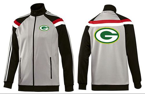 NFL Green Bay Packers Team Logo Jacket Grey NFL Green Bay Packers Team Logo Jacket Grey