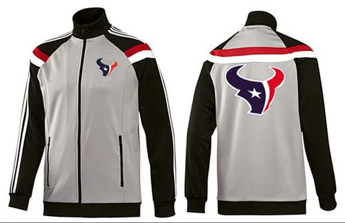 NFL Houston Texans Team Logo Jacket Grey NFL Houston Texans Team Logo Jacket Grey