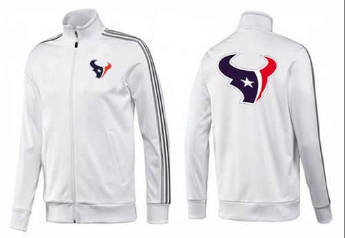 NFL Houston Texans Team Logo Jacket White_3 NFL Houston Texans Team Logo Jacket White_3