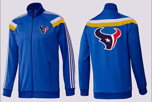 NFL Houston Texans Team Logo Jacket Blue_3 NFL Houston Texans Team Logo Jacket Blue_3