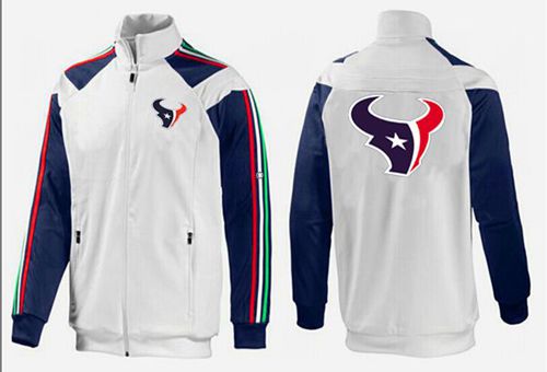 NFL Houston Texans Team Logo Jacket White_2 NFL Houston Texans Team Logo Jacket White_2