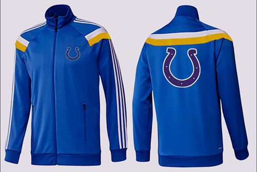 NFL Indianapolis Colts Team Logo Jacket Blue_5 NFL Indianapolis Colts Team Logo Jacket Blue_5