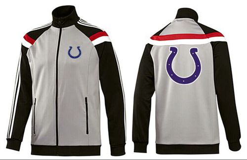 NFL Indianapolis Colts Team Logo Jacket Grey NFL Indianapolis Colts Team Logo Jacket Grey