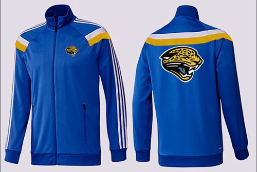 NFL Jacksonville Jaguars Team Logo Jacket Blue_3 NFL Jacksonville Jaguars Team Logo Jacket Blue_3