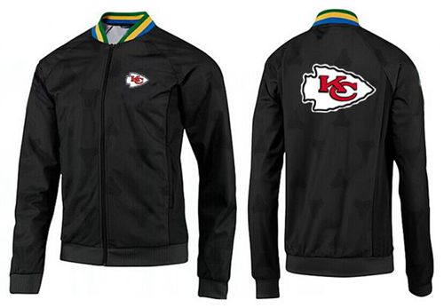 NFL Kansas City Chiefs Team Logo Jacket Black_4 NFL Kansas City Chiefs Team Logo Jacket Black_4
