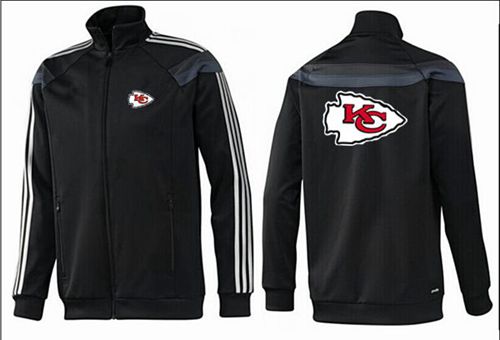 NFL Kansas City Chiefs Team Logo Jacket Black_3 NFL Kansas City Chiefs Team Logo Jacket Black_3