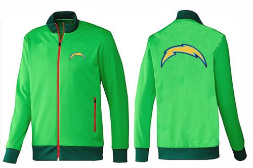 NFL Los Angeles Chargers Team Logo Jacket Green NFL Los Angeles Chargers Team Logo Jacket Green