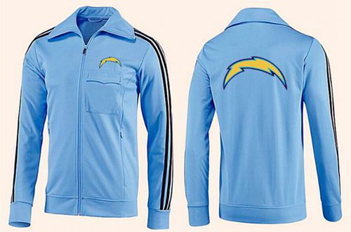 NFL Los Angeles Chargers Team Logo Jacket Light Blue_2 NFL Los Angeles Chargers Team Logo Jacket Light Blue_2