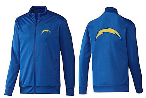 NFL Los Angeles Chargers Team Logo Jacket Blue_1 NFL Los Angeles Chargers Team Logo Jacket Blue_1