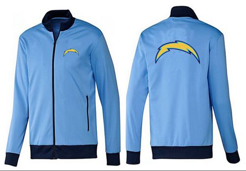 NFL Los Angeles Chargers Team Logo Jacket Light Blue_1 NFL Los Angeles Chargers Team Logo Jacket Light Blue_1
