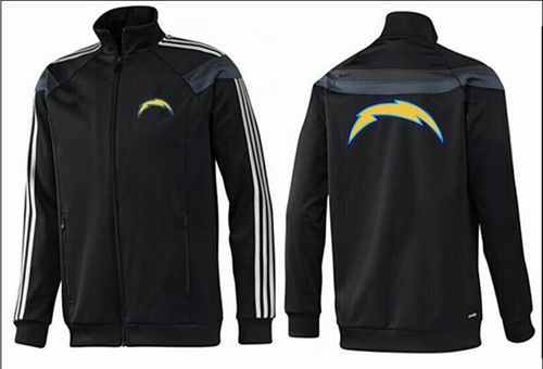 NFL Los Angeles Chargers Team Logo Jacket Black NFL Los Angeles Chargers Team Logo Jacket Black