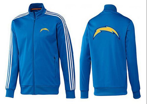 NFL Los Angeles Chargers Team Logo Jacket Blue_3 NFL Los Angeles Chargers Team Logo Jacket Blue_3