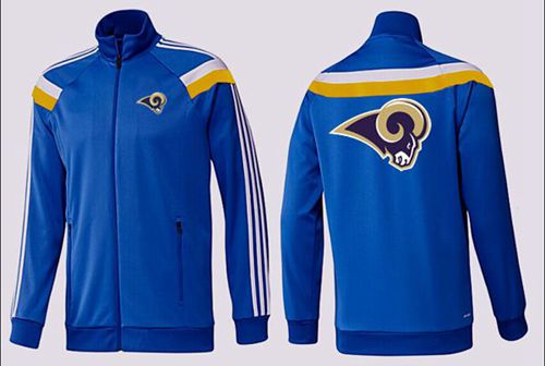 NFL Los Angeles Rams Team Logo Jacket Blue_2 NFL Los Angeles Rams Team Logo Jacket Blue_2