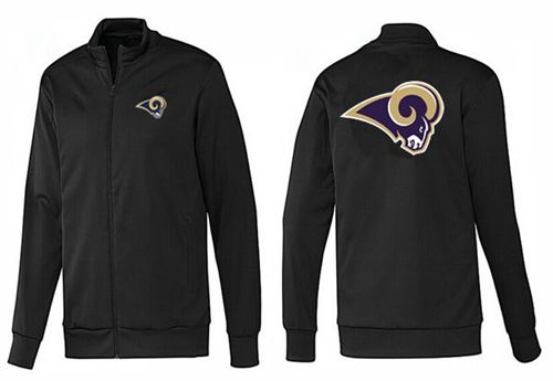 NFL Los Angeles Rams Team Logo Jacket Black_2 NFL Los Angeles Rams Team Logo Jacket Black_2