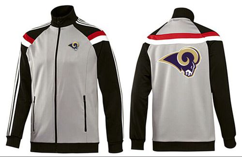 NFL Los Angeles Rams Team Logo Jacket Grey NFL Los Angeles Rams Team Logo Jacket Grey