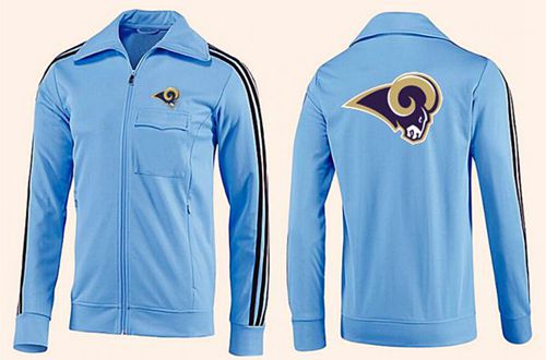 NFL Los Angeles Rams Team Logo Jacket Light Blue NFL Los Angeles Rams Team Logo Jacket Light Blue