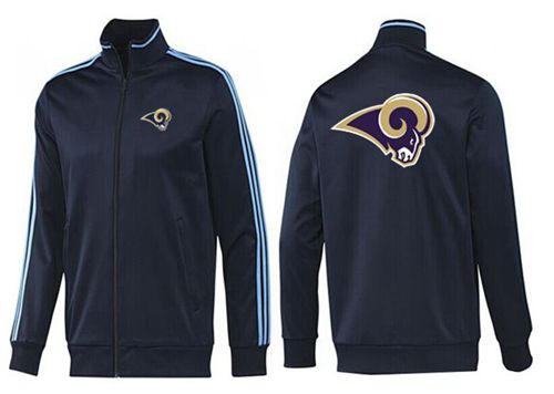 NFL Los Angeles Rams Team Logo Jacket Dark Blue NFL Los Angeles Rams Team Logo Jacket Dark Blue