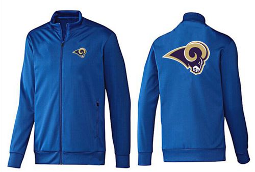 NFL Los Angeles Rams Team Logo Jacket Blue_1 NFL Los Angeles Rams Team Logo Jacket Blue_1