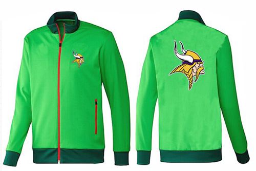 NFL Minnesota Vikings Team Logo Jacket Green NFL Minnesota Vikings Team Logo Jacket Green