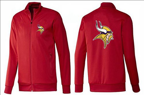 NFL Minnesota Vikings Team Logo Jacket Red NFL Minnesota Vikings Team Logo Jacket Red