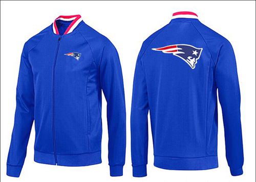 NFL New England Patriots Team Logo Jacket Blue_1 NFL New England Patriots Team Logo Jacket Blue_1