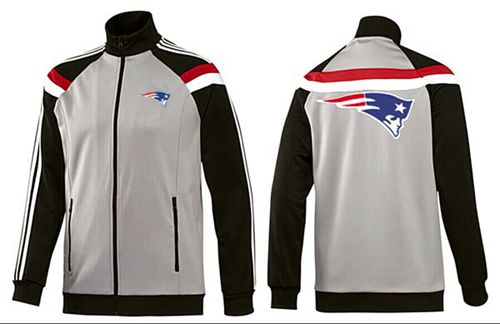 NFL New England Patriots Team Logo Jacket Grey NFL New England Patriots Team Logo Jacket Grey