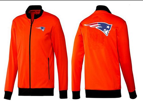 NFL New England Patriots Team Logo Jacket Orange NFL New England Patriots Team Logo Jacket Orange