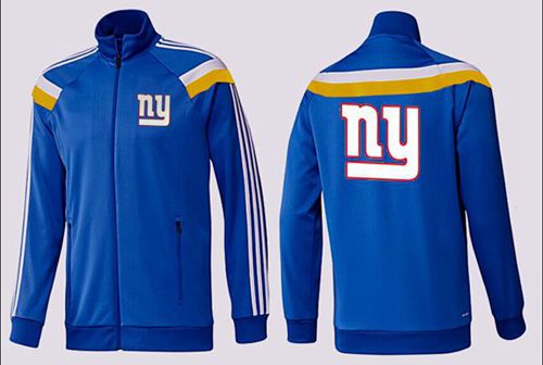NFL New York Giants Team Logo Jacket Blue_5 NFL New York Giants Team Logo Jacket Blue_5