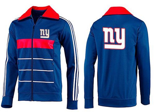NFL New York Giants Team Logo Jacket Blue_4 NFL New York Giants Team Logo Jacket Blue_4
