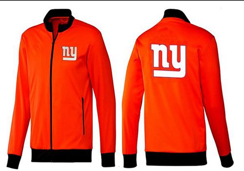 NFL New York Giants Team Logo Jacket Orange NFL New York Giants Team Logo Jacket Orange