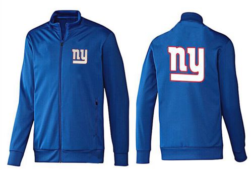 NFL New York Giants Team Logo Jacket Blue_2 NFL New York Giants Team Logo Jacket Blue_2