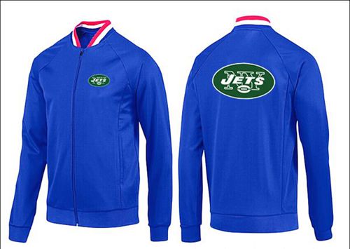 NFL New York Jets Team Logo Jacket Blue_1 NFL New York Jets Team Logo Jacket Blue_1