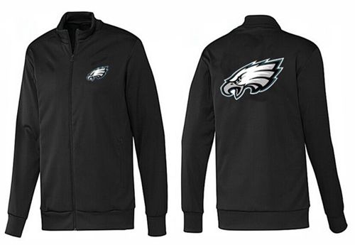 NFL Philadelphia Eagles Team Logo Jacket Black_1 NFL Philadelphia Eagles Team Logo Jacket Black_1