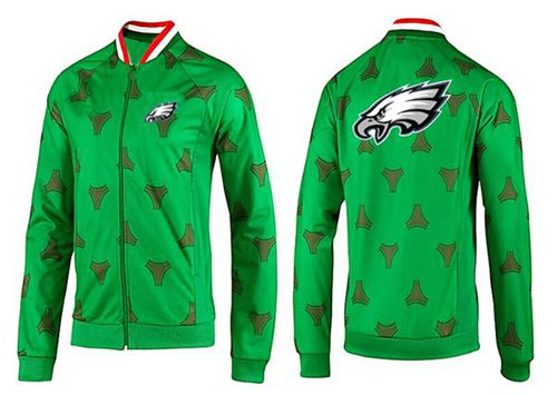 NFL Philadelphia Eagles Team Logo Jacket Green_2 NFL Philadelphia Eagles Team Logo Jacket Green_2