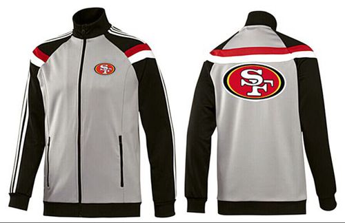 NFL San Francisco 49ers Team Logo Jacket Grey NFL San Francisco 49ers Team Logo Jacket Grey