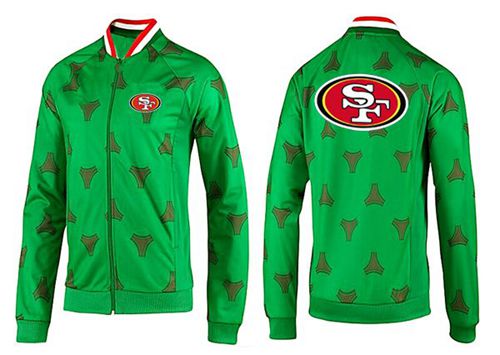 NFL San Francisco 49ers Team Logo Jacket Green NFL San Francisco 49ers Team Logo Jacket Green