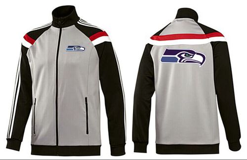 NFL Seattle Seahawks Team Logo Jacket Grey NFL Seattle Seahawks Team Logo Jacket Grey