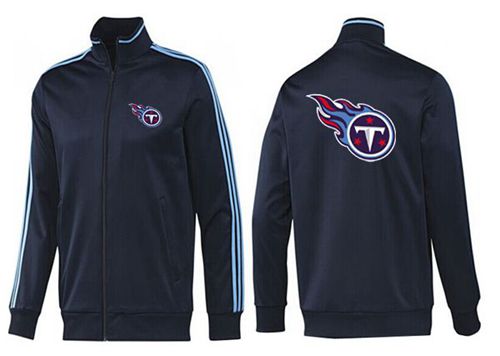 NFL Tennessee Titans Team Logo Jacket Dark Blue_2 NFL Tennessee Titans Team Logo Jacket Dark Blue_2