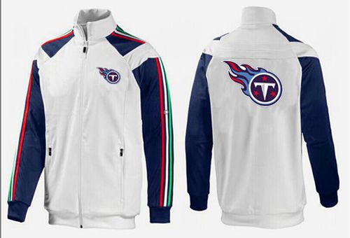 NFL Tennessee Titans Team Logo Jacket White NFL Tennessee Titans Team Logo Jacket White
