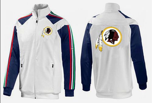 NFL Washington Redskins Team Logo Jacket White_1 NFL Washington Redskins Team Logo Jacket White_1
