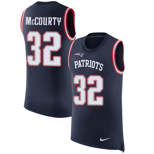 Nike Patriots #32 Devin McCourty Navy Blue Team Color Men's Stitched NFL Limited Rush Tank Top Jersey Nike Patriots #32 Devin McCourty Navy Blue Team Color Men's Stitched NFL Limited Rush Tank Top Jersey