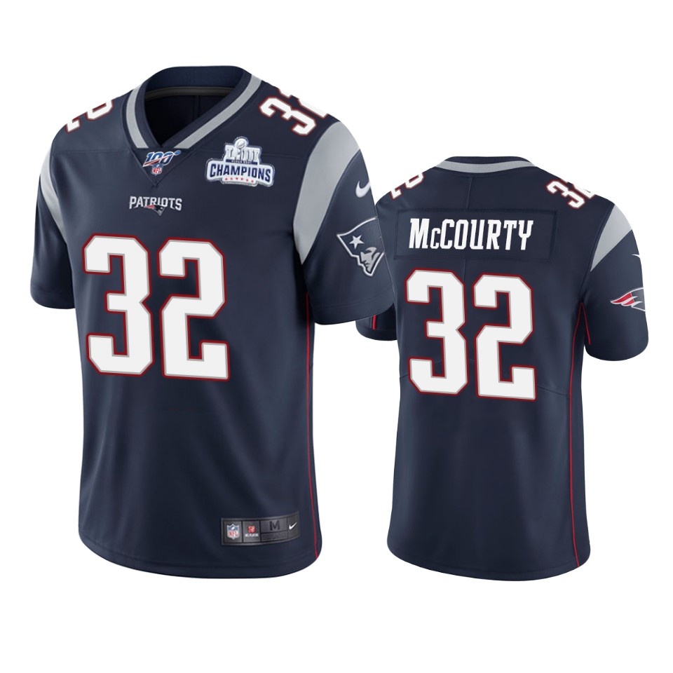 New England Patriots #32 Devin Mccourty Navy Super Bowl LIII Champions Vapor Limited NFL Jersey New England Patriots #32 Devin Mccourty Navy Super Bowl LIII Champions Vapor Limited NFL Jersey