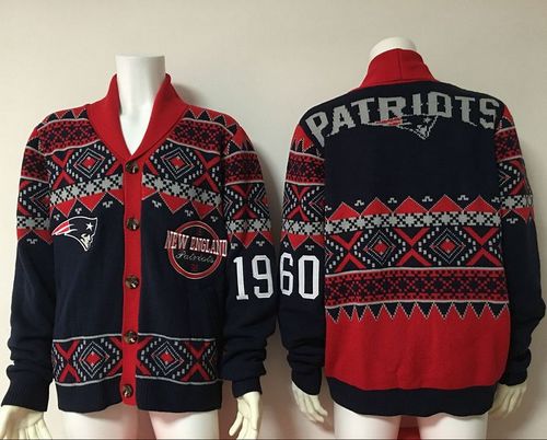 Nike Patriots Blank Navy Blue/Red Men's Ugly Sweater Nike Patriots Blank Navy Blue/Red Men's Ugly Sweater