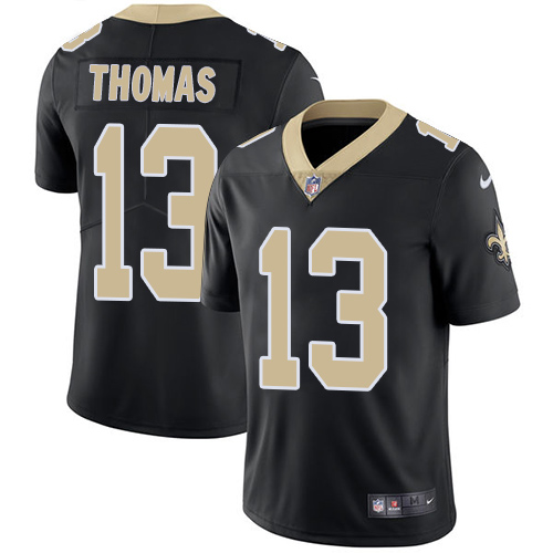 Nike Saints #13 Michael Thomas Black Team Color Men's Stitched NFL Vapor Untouchable Limited Jersey Nike Saints #13 Michael Thomas Black Team Color Men's Stitched NFL Vapor Untouchable Limited Jersey