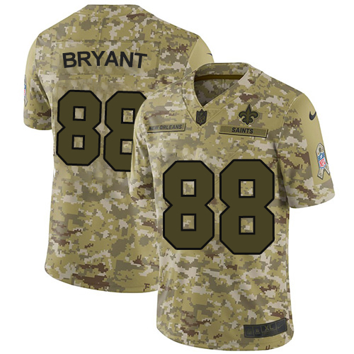 Nike Saints #88 Dez Bryant Camo Men's Stitched NFL Limited 2018 Salute To Service Jersey Nike Saints #88 Dez Bryant Camo Men's Stitched NFL Limited 2018 Salute To Service Jersey