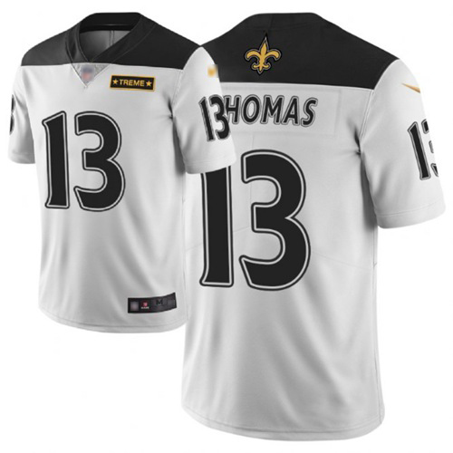 Nike Saints #13 Michael Thomas White Men's Stitched NFL Limited City Edition Jersey Nike Saints #13 Michael Thomas White Men's Stitched NFL Limited City Edition Jersey